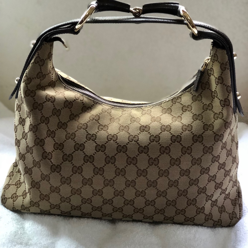 GUCCI Monogram Hobo Bag